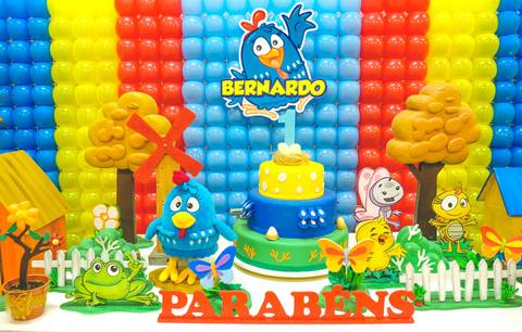 aniversário-festa-de-aniversário-01 aninho-decoração-de-festa-infantil-galinha pintadinha'