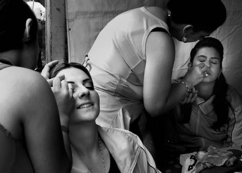 grupo união gaúcha -foto de ctg -prendas e peões - foto de prendas - maquiagem - maquiagem para prendas - penteados - rodeio de vacaria - renata boff'