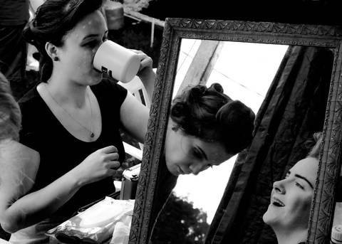 grupo união gaúcha -foto de ctg -prendas e peões - foto de prendas - maquiagem - maquiagem para prendas - penteados - rodeio de vacaria'