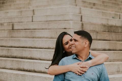 Ensaio pré casamento da Bárbara e do Rafael no Museu do Ipiranga ,que fica dentro do parque da independência em São Paulo por Anderson Crepaldi Fotografia'