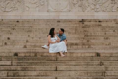 Ensaio pré casamento da Bárbara e do Rafael no Museu do Ipiranga ,que fica dentro do parque da independência em São Paulo por Anderson Crepaldi Fotografia'