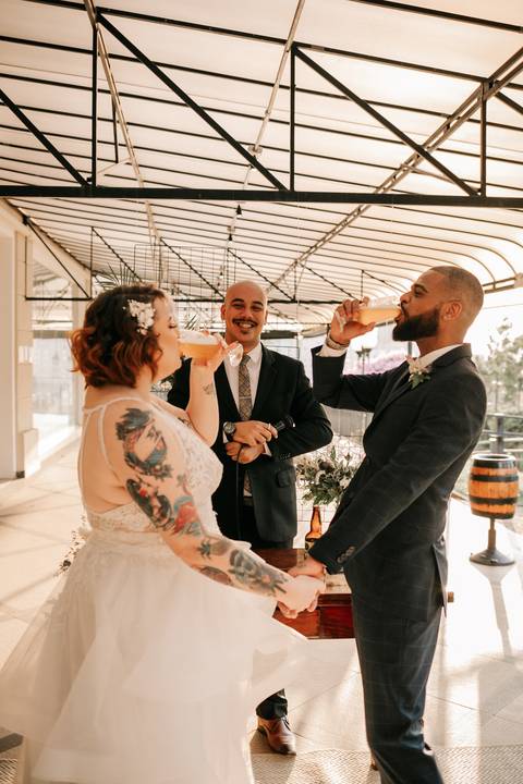 cerveja na cerimonia'