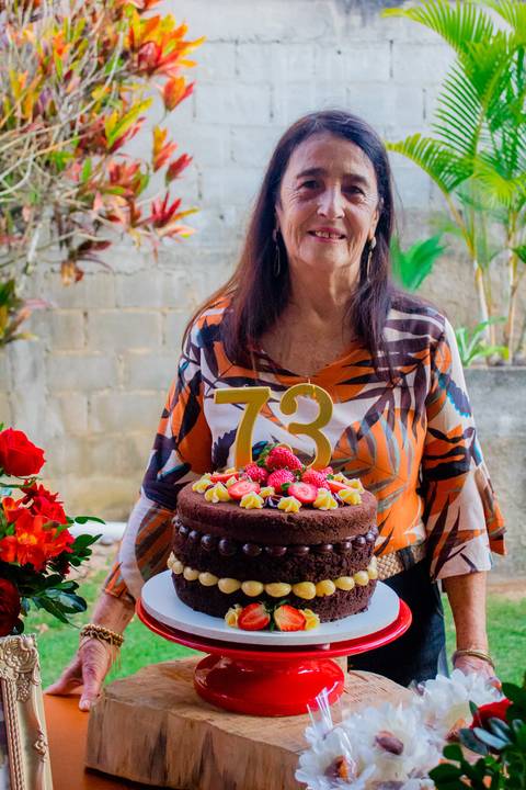 Foto de bolo. Naked cake'