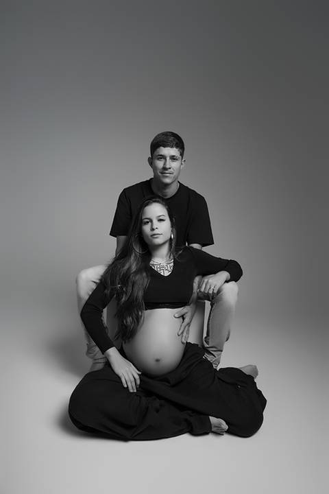 Ensaio gestante em estúdio - Ipatinga'