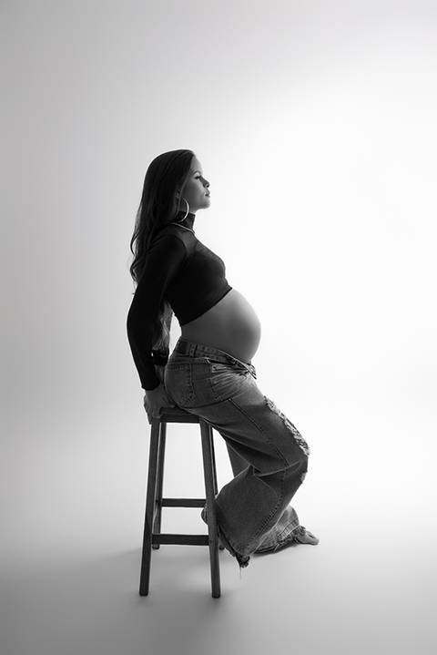 Ensaio gestante em estúdio - Ipatinga'