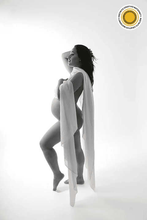 Ensaio gestante em estúdio - Ipatinga - Damille Barros Fotografia'