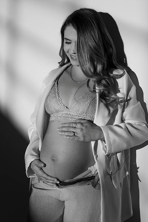Ensaio gestante em estúdio - Ipatinga - Damille Barros Fotografia'