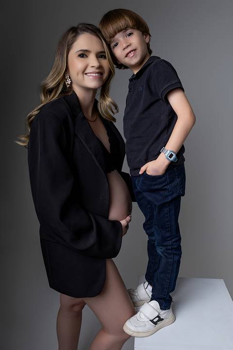 Ensaio gestante em estúdio - Ipatinga - Damille Barros Fotografia'