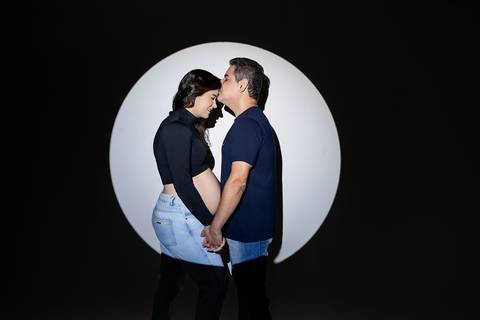 Ensaio gestante em estúdio - Ipatinga - Damille Barros Fotografia'