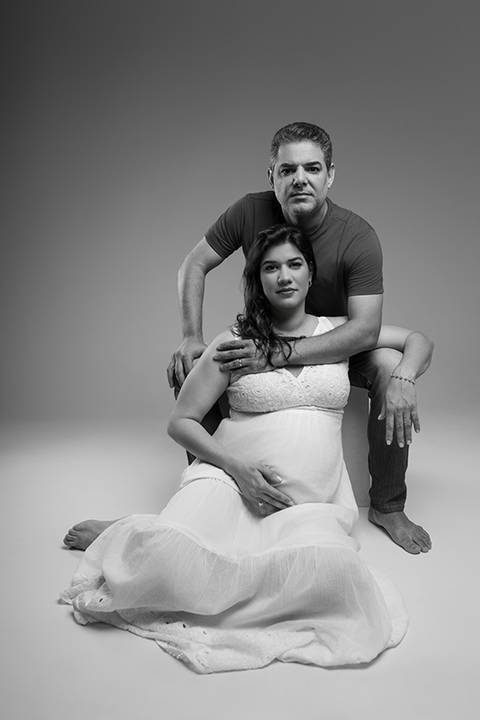 Ensaio gestante em estúdio - Ipatinga - Damille Barros Fotografia'