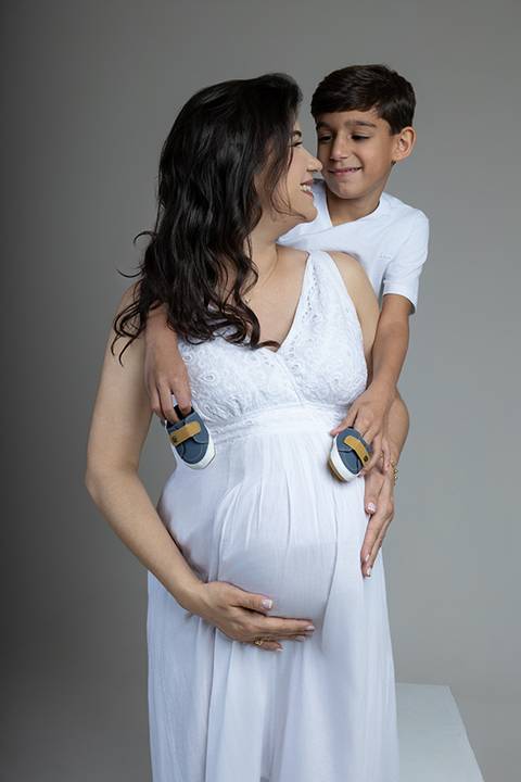 Ensaio gestante em estúdio - Ipatinga - Damille Barros Fotografia'