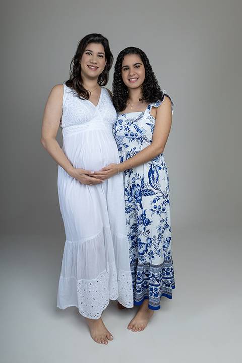 Ensaio gestante em estúdio - Ipatinga - Damille Barros Fotografia'