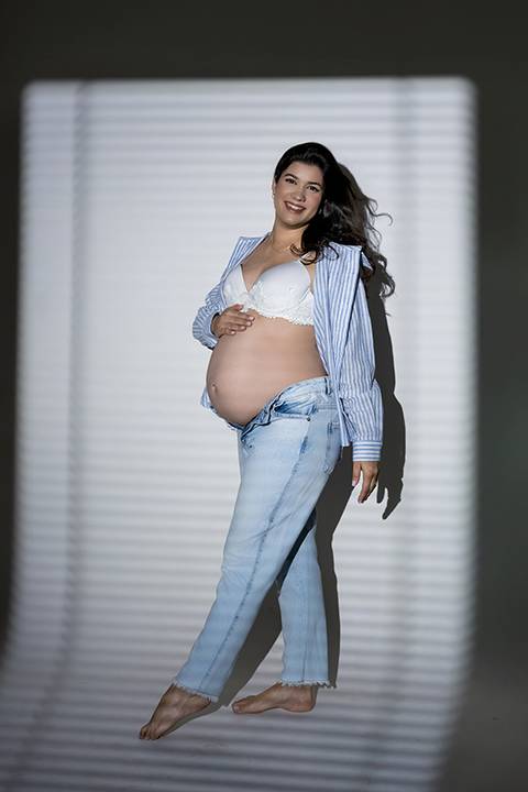 Ensaio gestante em estúdio - Ipatinga - Damille Barros Fotografia'