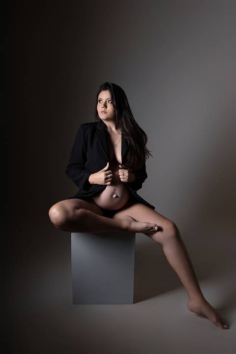 Ensaio gestante em estúdio - Ipatinga - DAmille Barros Fotografia'
