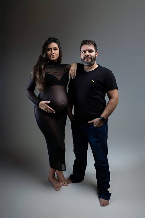 Ensaio gestante em estúdio - Ipatinga - DAmille Barros Fotografia'
