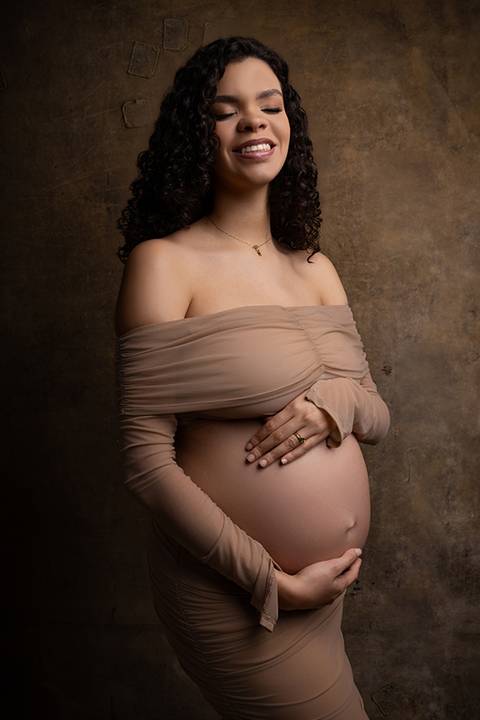 Ensaio gestante em estúdio - Ipatinga - Damille Barros Fotografia'