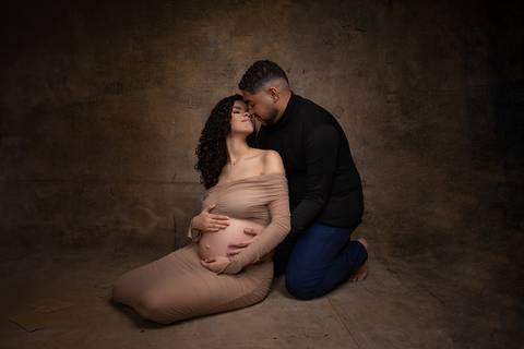 Ensaio gestante em estúdio - Ipatinga - Damille Barros Fotografia'