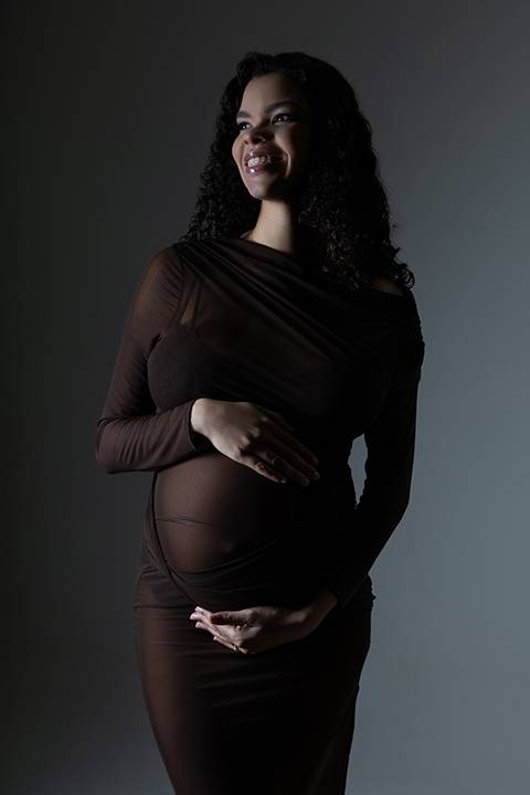 Ensaio gestante em estúdio - Ipatinga - Damille Barros Fotografia'