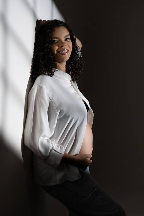 Ensaio gestante em estúdio - Ipatinga - Damille Barros Fotografia'