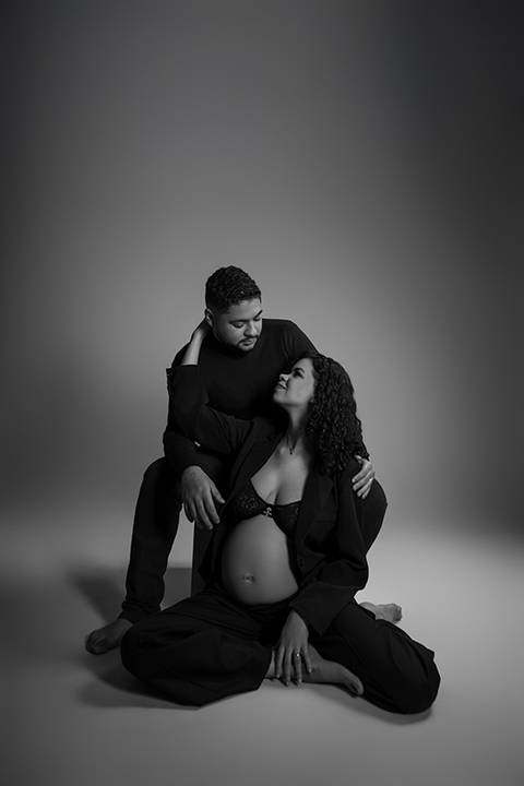 Ensaio gestante em estúdio - Ipatinga - Damille Barros Fotografia'