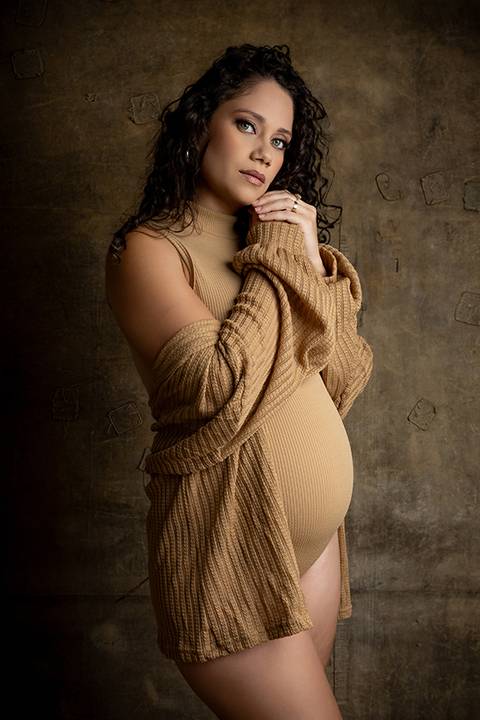 Ensaio gestante estúdio - Ipatinga - Damille Barros Fotografia'