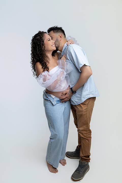 Ensaio gestante estúdio - Ipatinga - Damille Barros Fotografia'