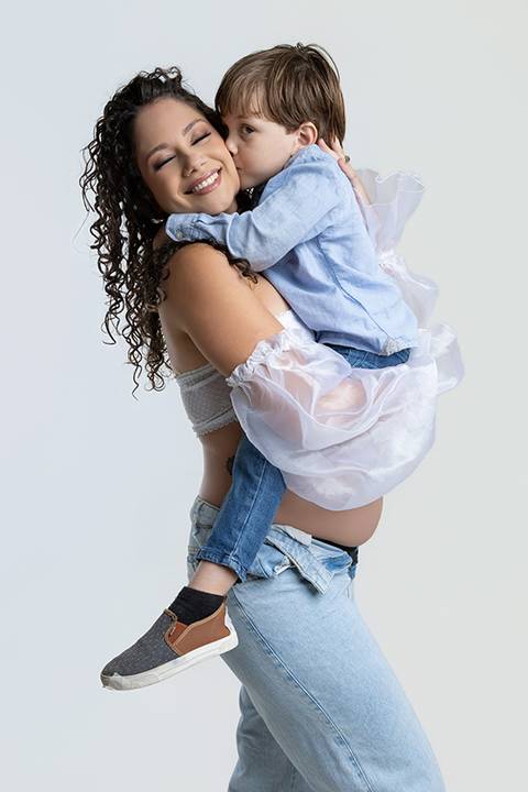 Ensaio gestante estúdio - Ipatinga - Damille Barros Fotografia'