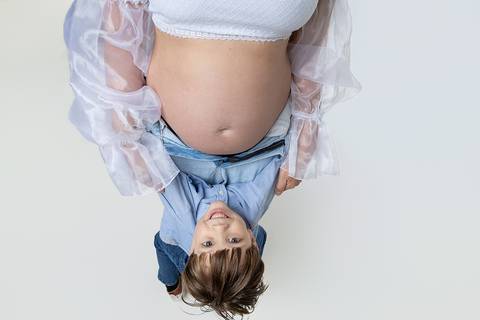 Ensaio gestante estúdio - Ipatinga - Damille Barros Fotografia'