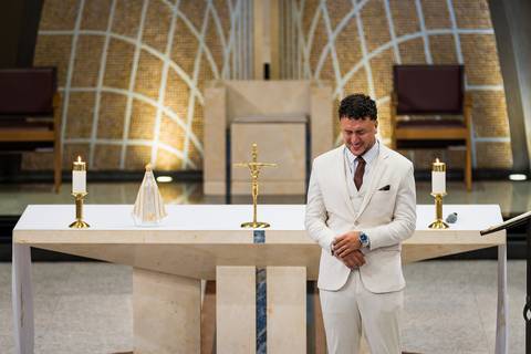 Casamento Mirela e Felipe, A3 Photo, fotógrafo noivo chorando na de casamento, Alphaville, Igreja Nossa Senhora de Lourdes, Espaço Savana, fotos de casamento, fotografia profissional, amor em imagens, casamento inesquecível, celebração, momentos especiais'