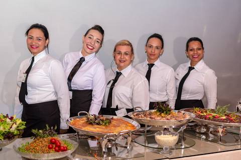 Fotografia de evento corporativo do aniversário do Alphaville Tênis Clube ATC 42 anos.'