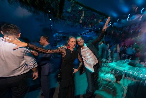 Fotografia de evento corporativo do aniversário do Alphaville Tênis Clube ATC 42 anos DJ Felipe Mar.'