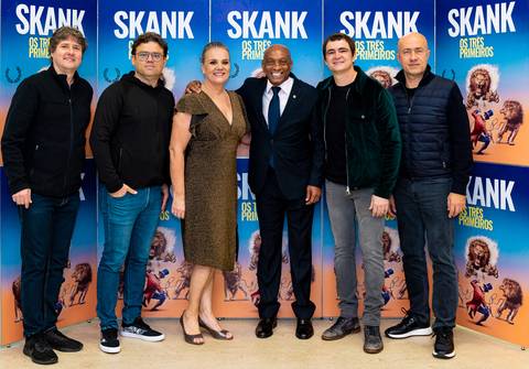 Fotografia de evento corporativo do aniversário do alphaville tenis clube Foto de evento corporativo skank com diretoria Alphaville Tênis Clube 43 anos'