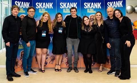 Fotografia de evento corporativo do aniversário do alphaville tenis clube Foto de evento corporativo skank com diretoria Alphaville Tênis Clube 43 anos'