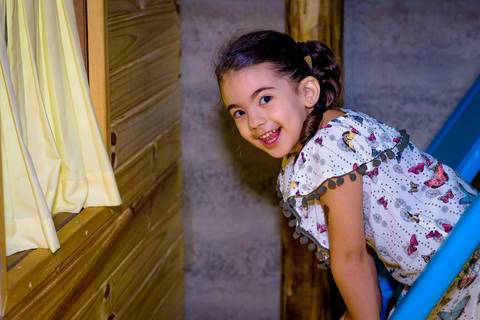 Espaço Lá Vem o Sol, foto do aniversário infantil no buffet Espaço Lá Vem o Sol Alphaville com os personagens de Monstros SA Boo Mike Sullivan, foto aniversário infantil alphaville, espaço Lá Vem o Sol Alphaville'