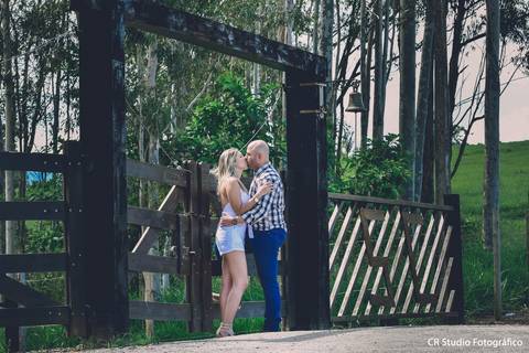 Ensaio fotográfico no campo'