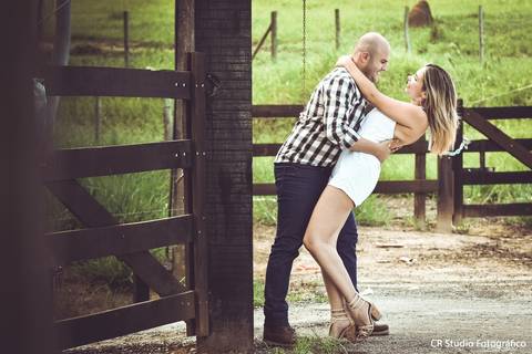 Ensaio fotográfico no campo'