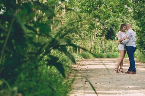 Ensaio fotográfico no campo'