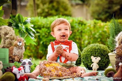 ensaio de Smash the Cake'