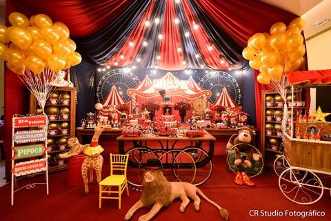 festa infantil tema circo'