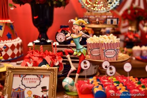 festa infantil tema circo'