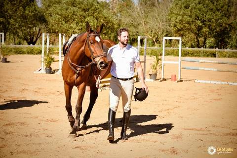 competição de cavalos '