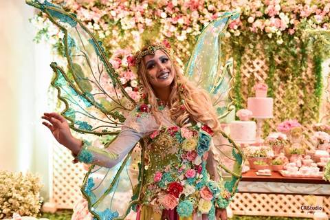 Lindas fadas no aniversário na Mariana '