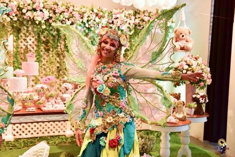 Lindas fadas no aniversário na Mariana '