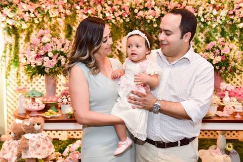 Alegria dos pais da Mariana'