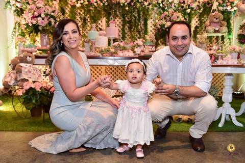 Alegria dos pais da Mariana'