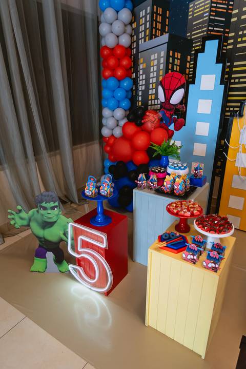 Decoração festa infantil - MARICOTA - Os Vingadores'