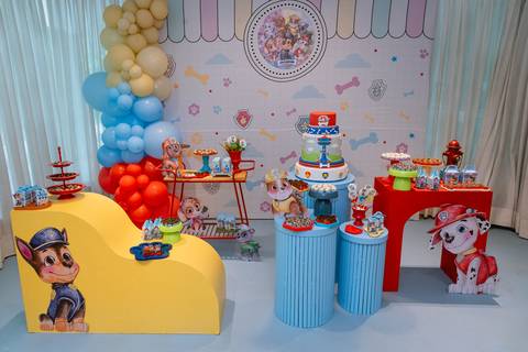 Decoração festa infantil - MARICOTA - Patrulha Canina'