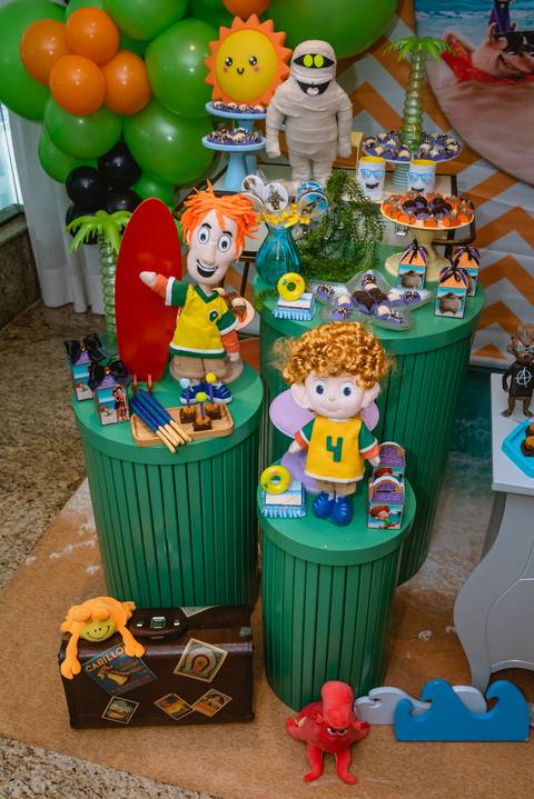 Decoração festa infantil Drácula e halloween'