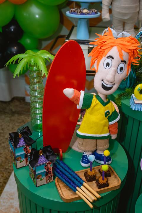 Decoração festa infantil Drácula e halloween'