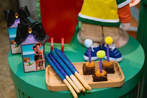 Decoração festa infantil Drácula e halloween'